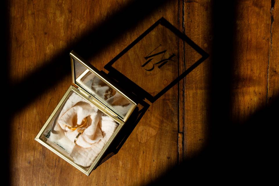 Photo de détail de mariage
