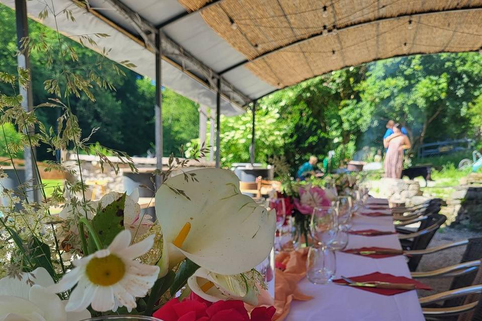 Table de mariés au restaurant!