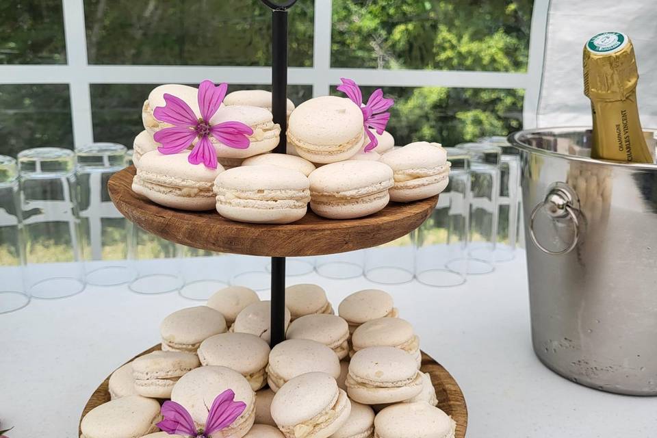 Macaron chevre miel