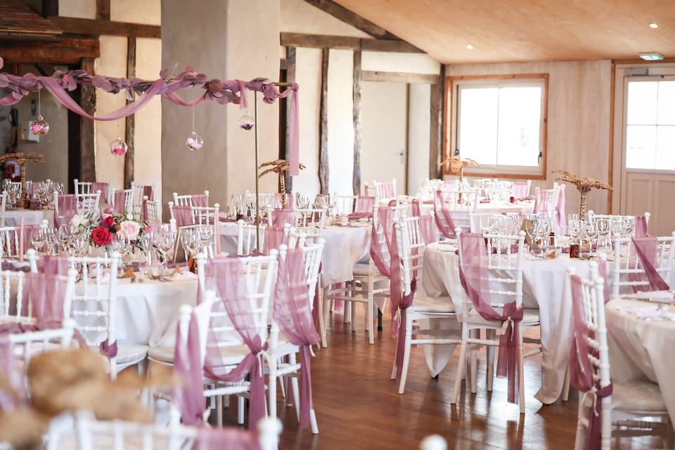 Salle de réception de mariage