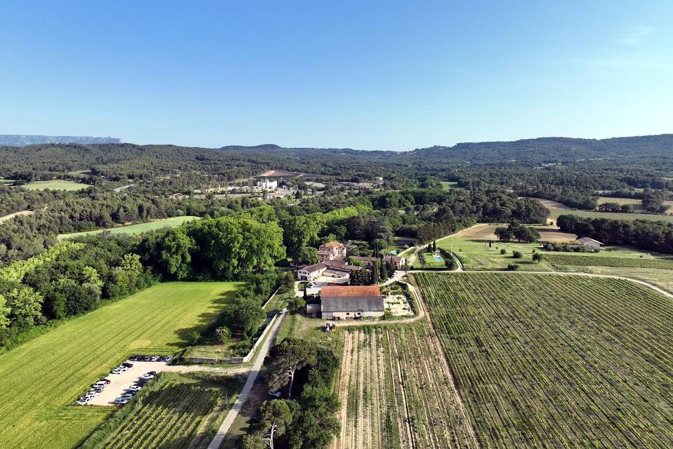 Vignoble et corps de ferme