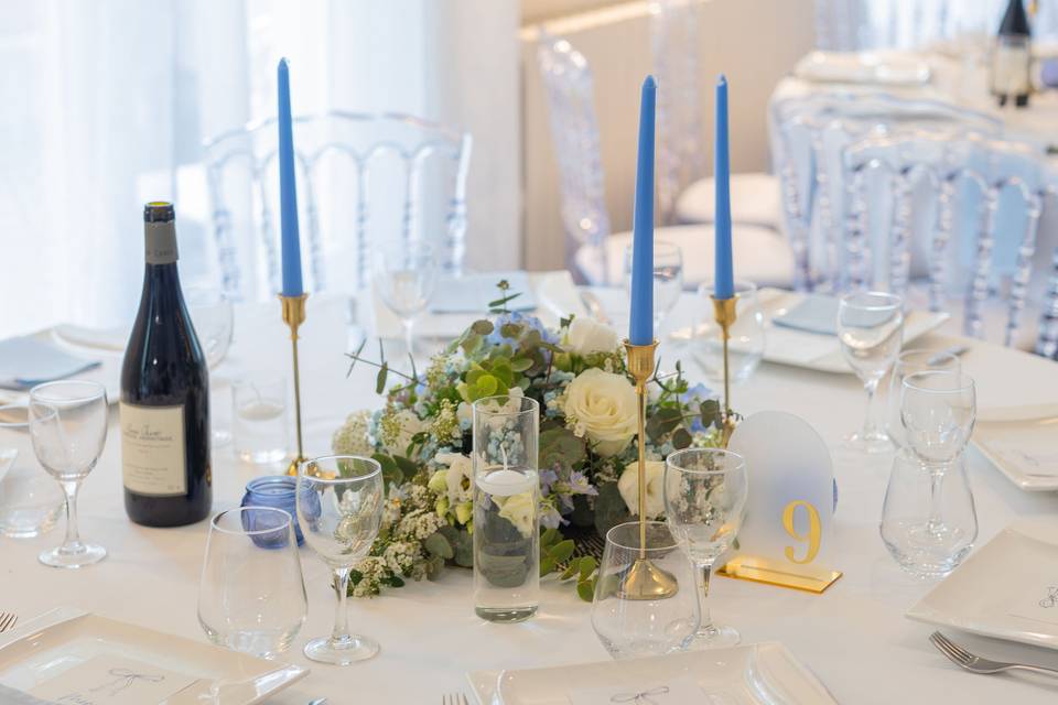 Décoration de table élégante