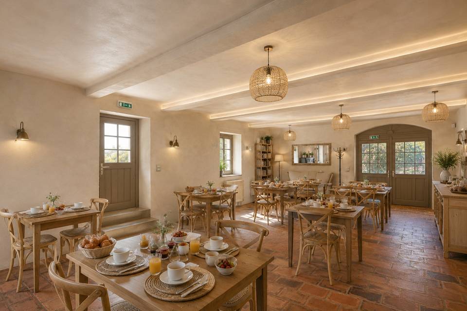 Salle de petit déjeuner