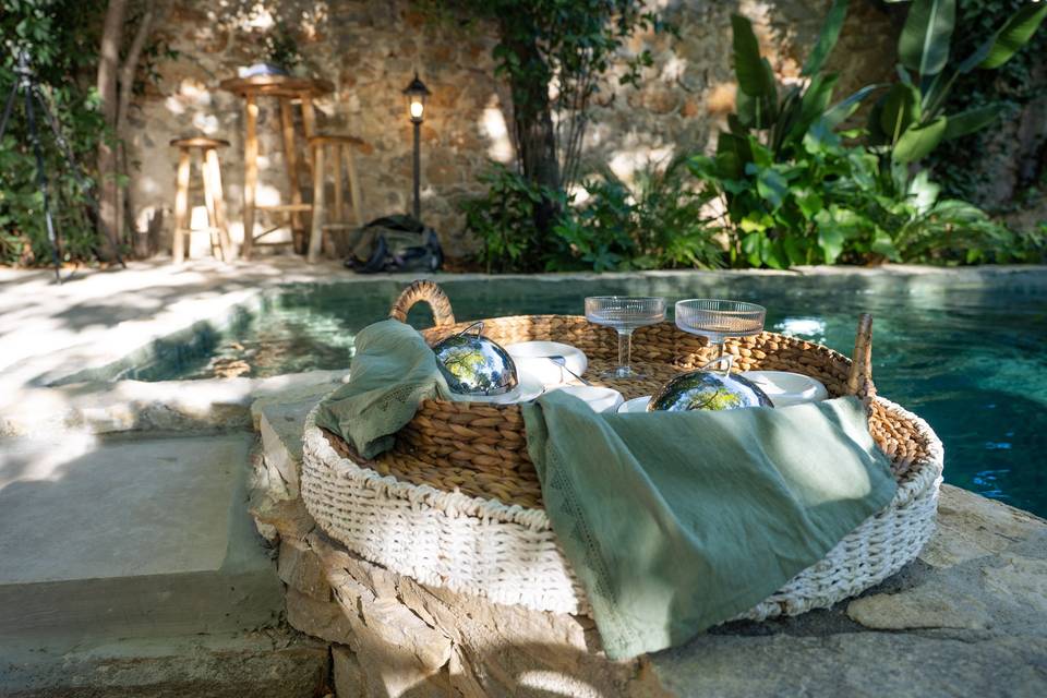 Brunch dans l'eau