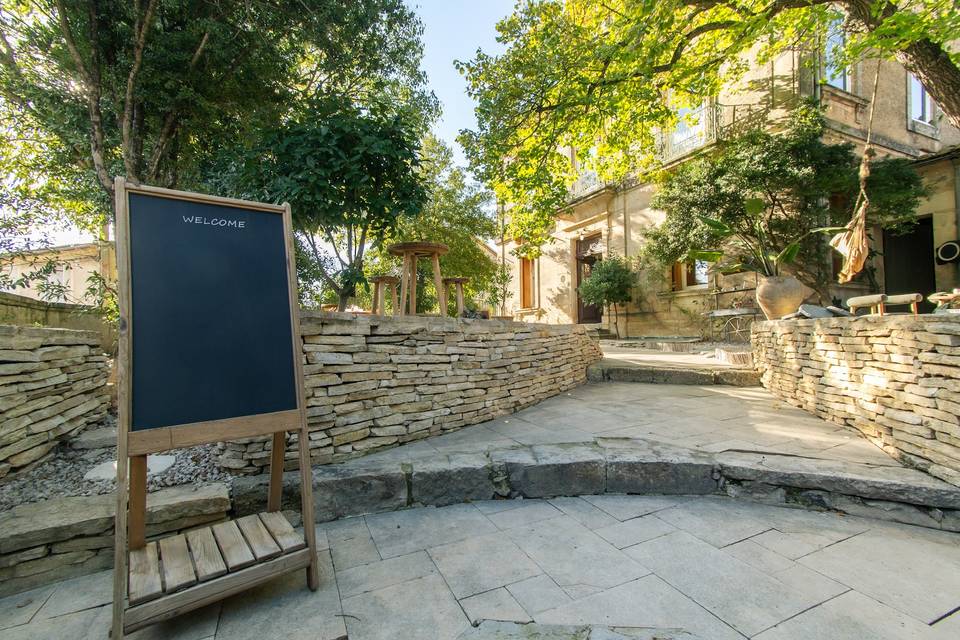 Entrée jardin