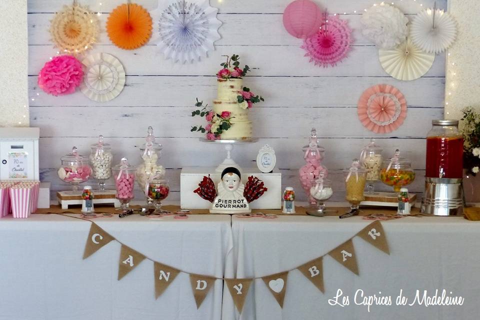 Table champêtre girly