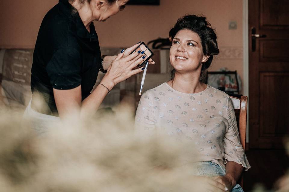 Maquillage de la mariée