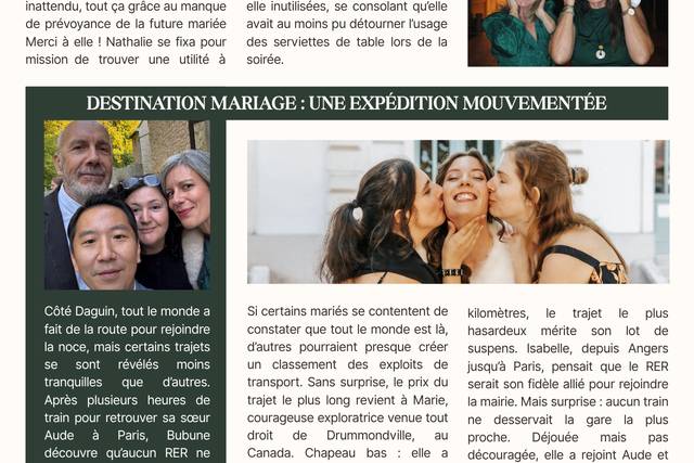 Gazette de remerciement page 2