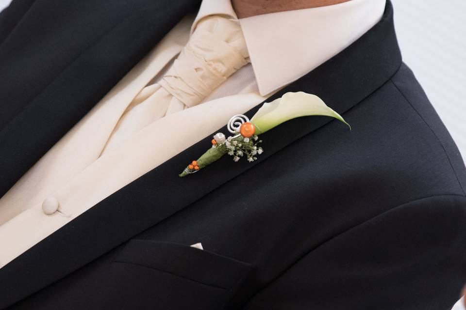 Boutonnière calla