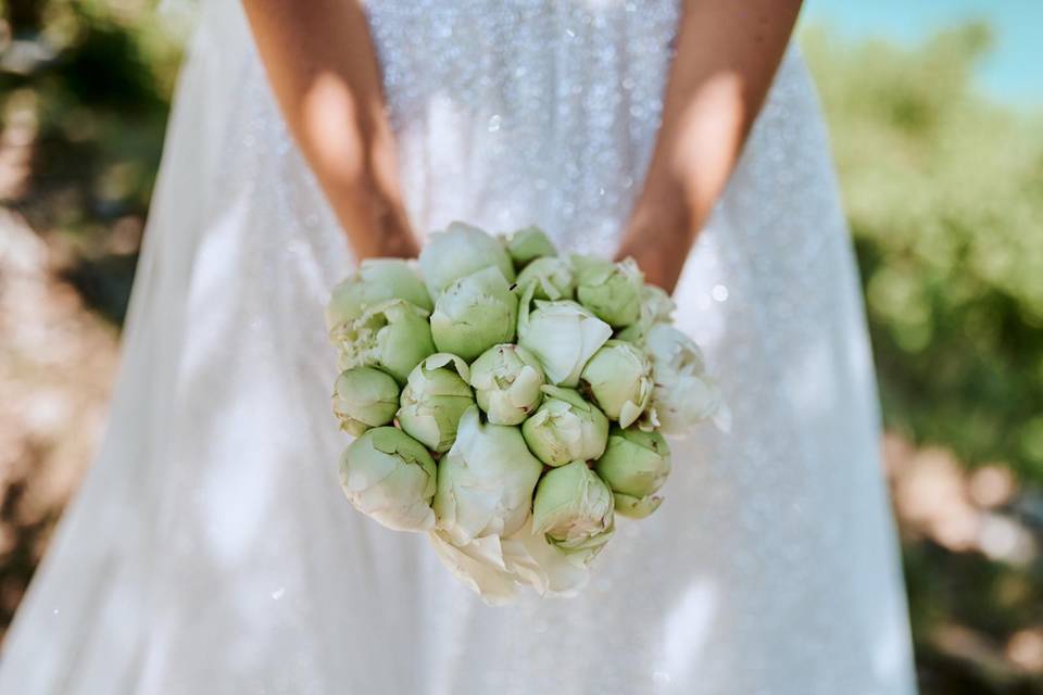 Bouquet de pivoines