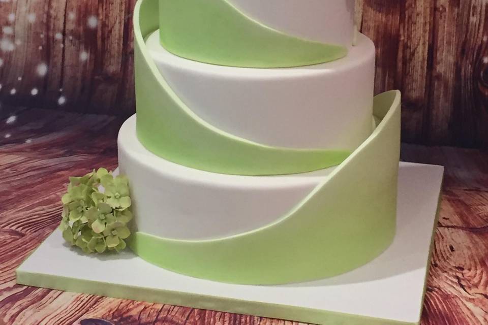 Wedding cake Hortensia