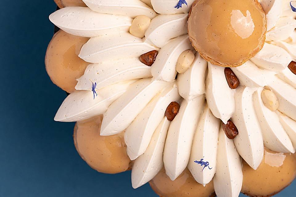 Saint-honoré vanille macadamia