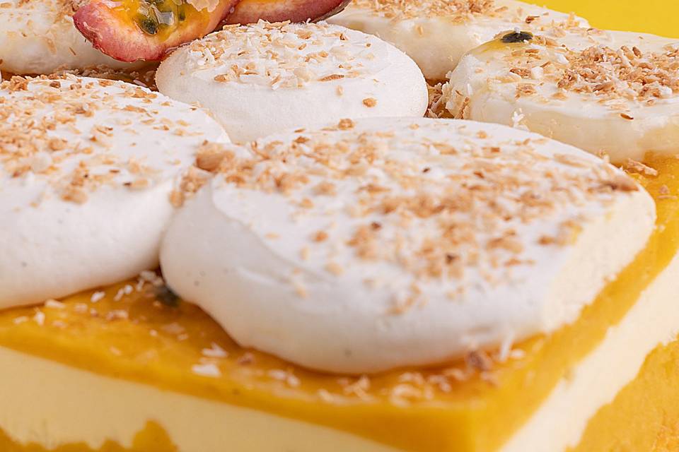 Entremet soleil exotique