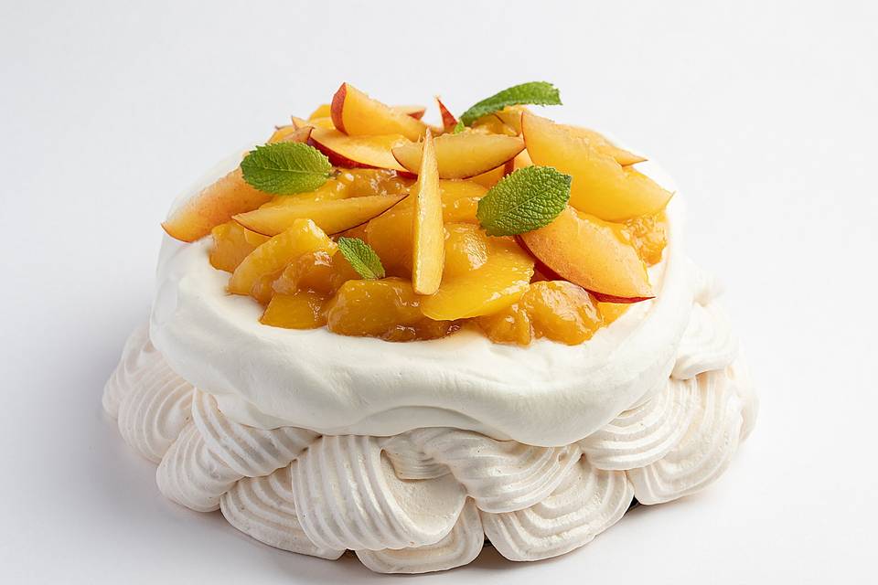 Pavlova fruit jaune