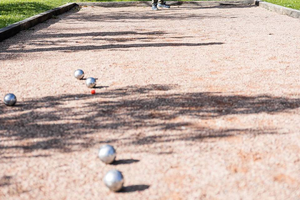 Pétanque au domaine