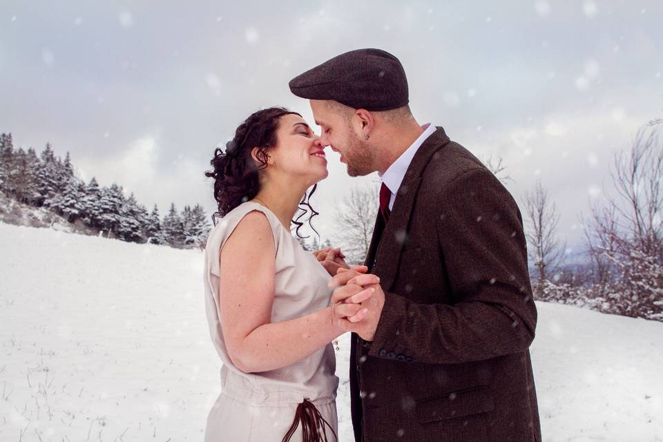 Une danse dans la neige