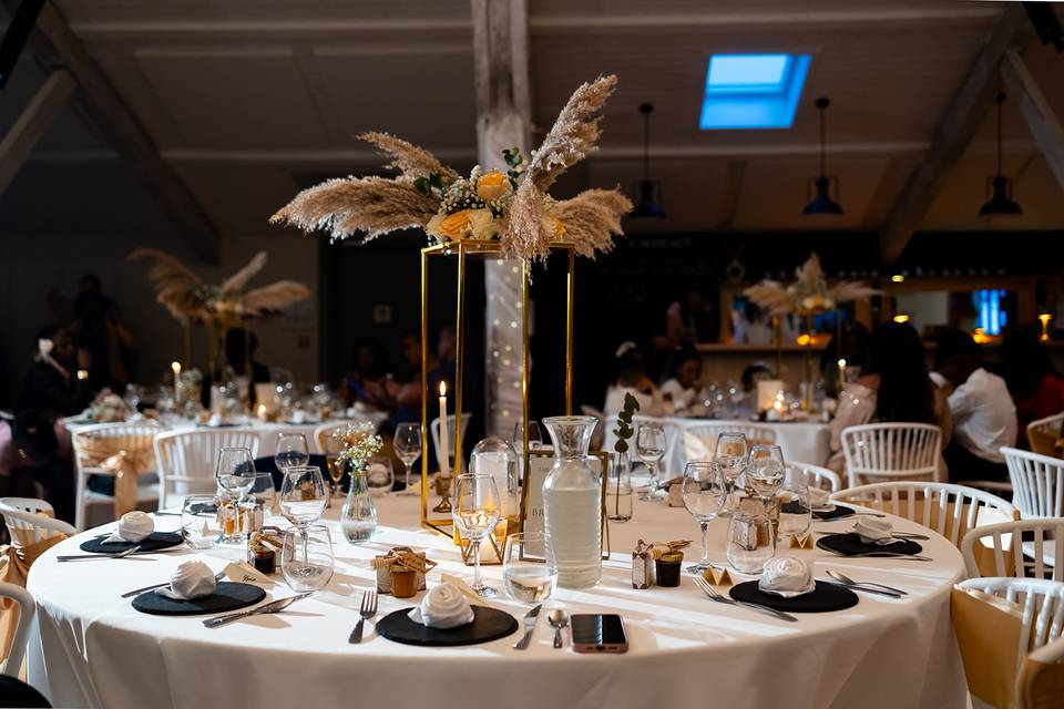 Centre de tables élevés