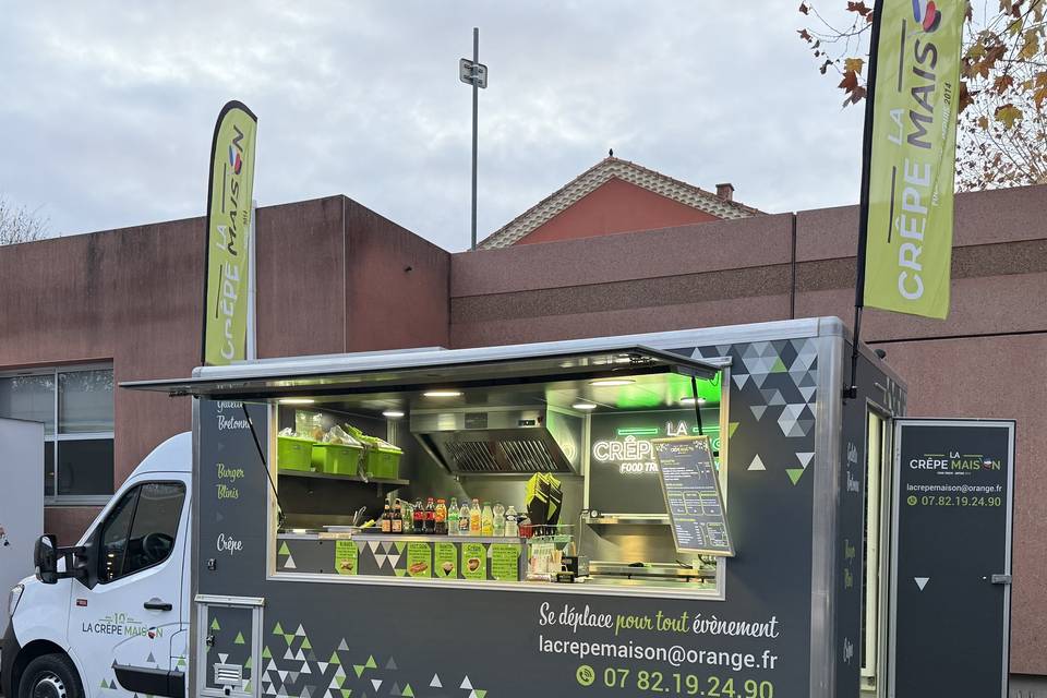 Food truck ouvert
