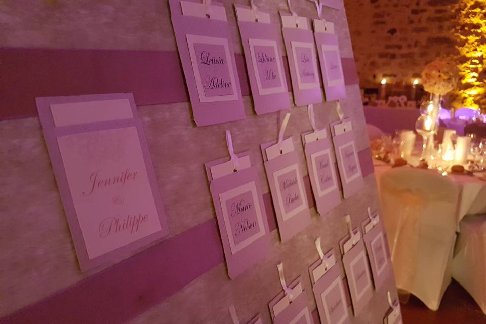 Escort card