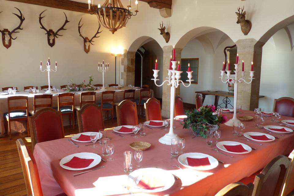 Salle à manger château