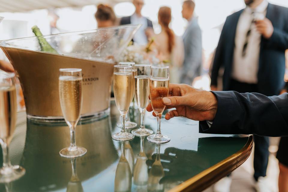 Coupe de champagne - Vin d'hon