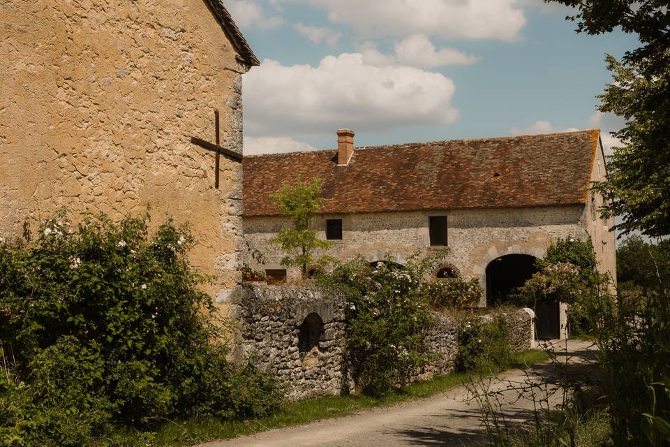 Devant la maison