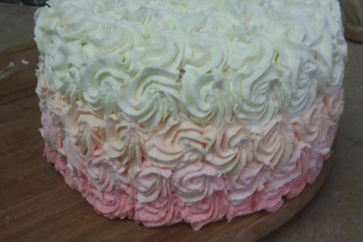 Samsh cake déclinaison rose