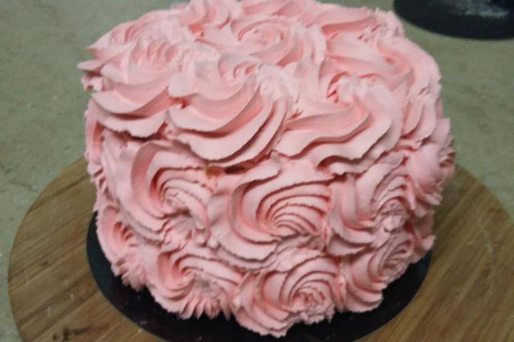 Smash cake rose