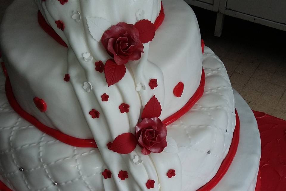 Wedding cake blanc et noir