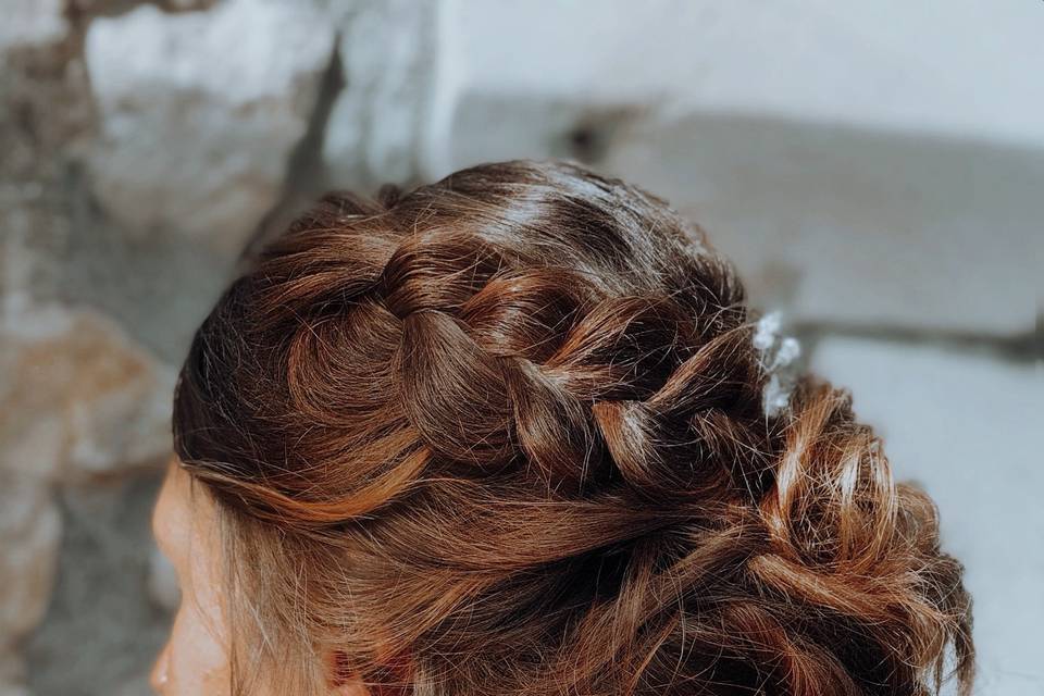 Chignon attaché