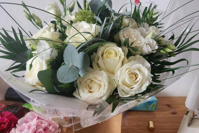 Bouquet de roses avalanches