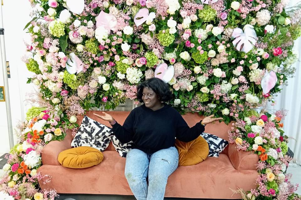 Backdrop de fleurs