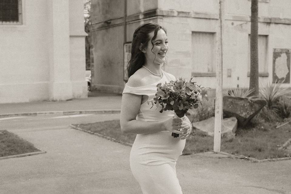 L'arrivée de la mariée
