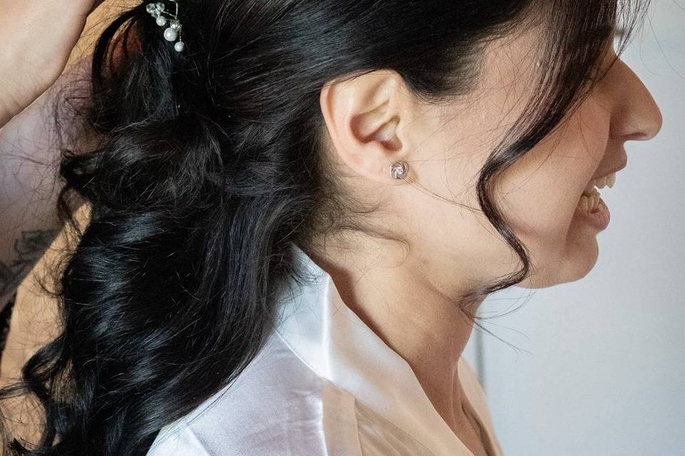 Maquillage et coiffure mariée