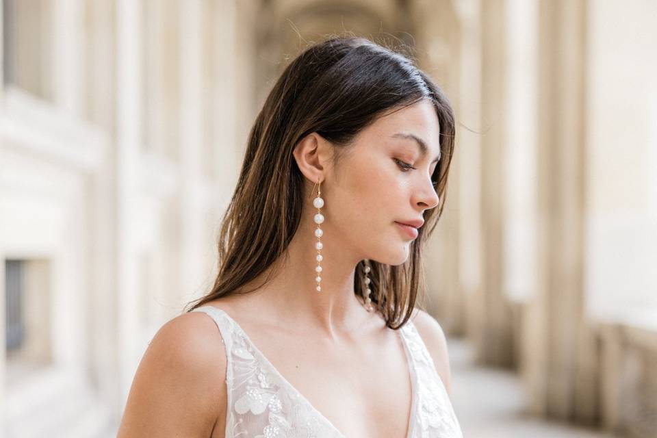 Boucles d'oreilles - Hibiscus