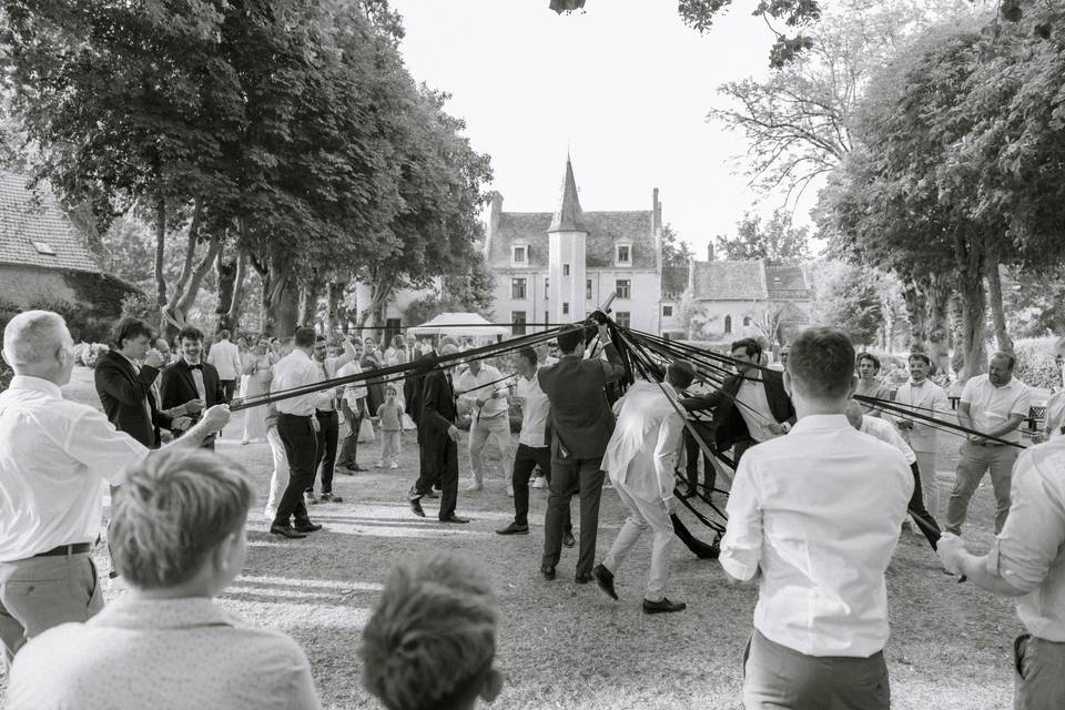 Jeu bouteille marié