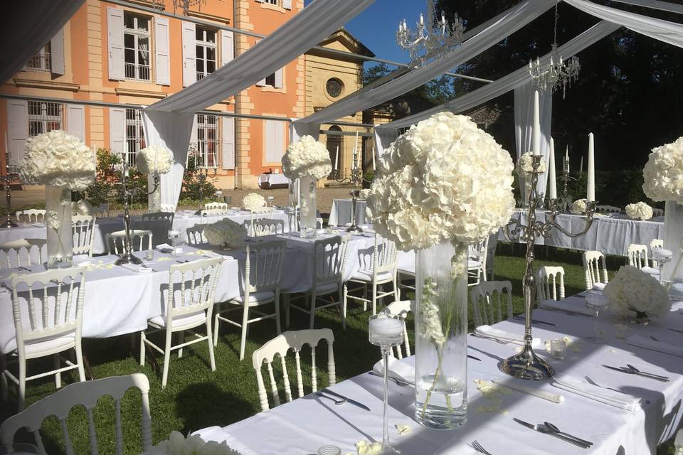 Dîner Château de Roquelune