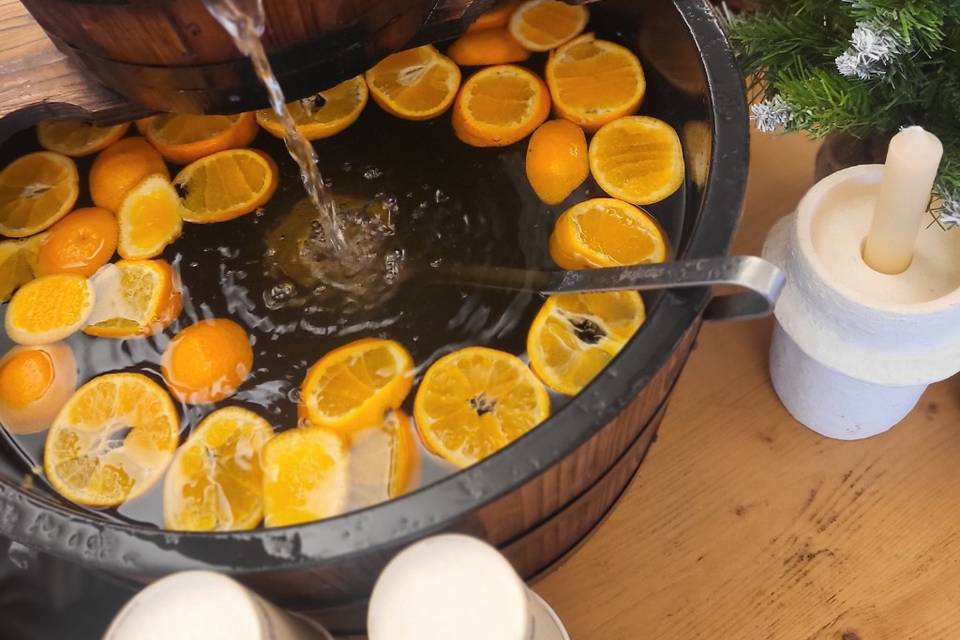Fontaine eau aromatisée