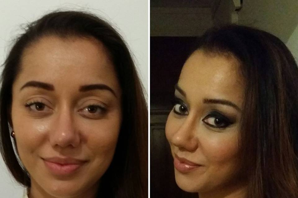 Maquillage mariée soir