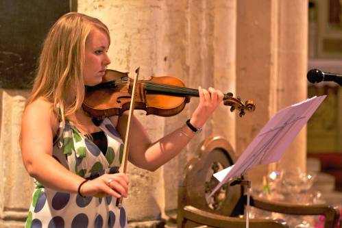 Mathilde au violon