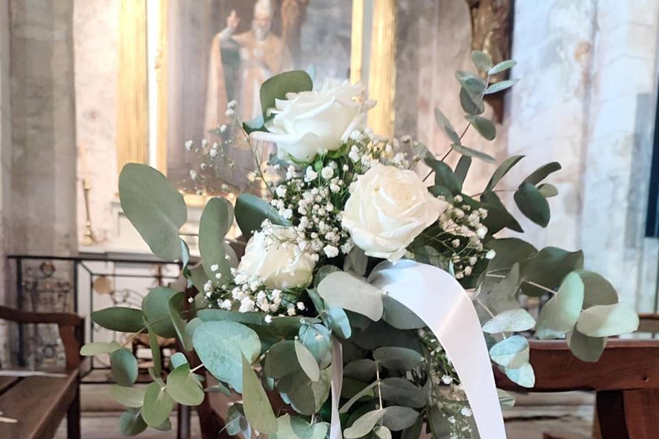 Décor floral église