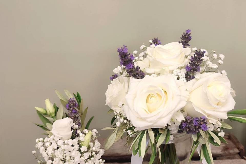 Bouquets mariée & demoiselle