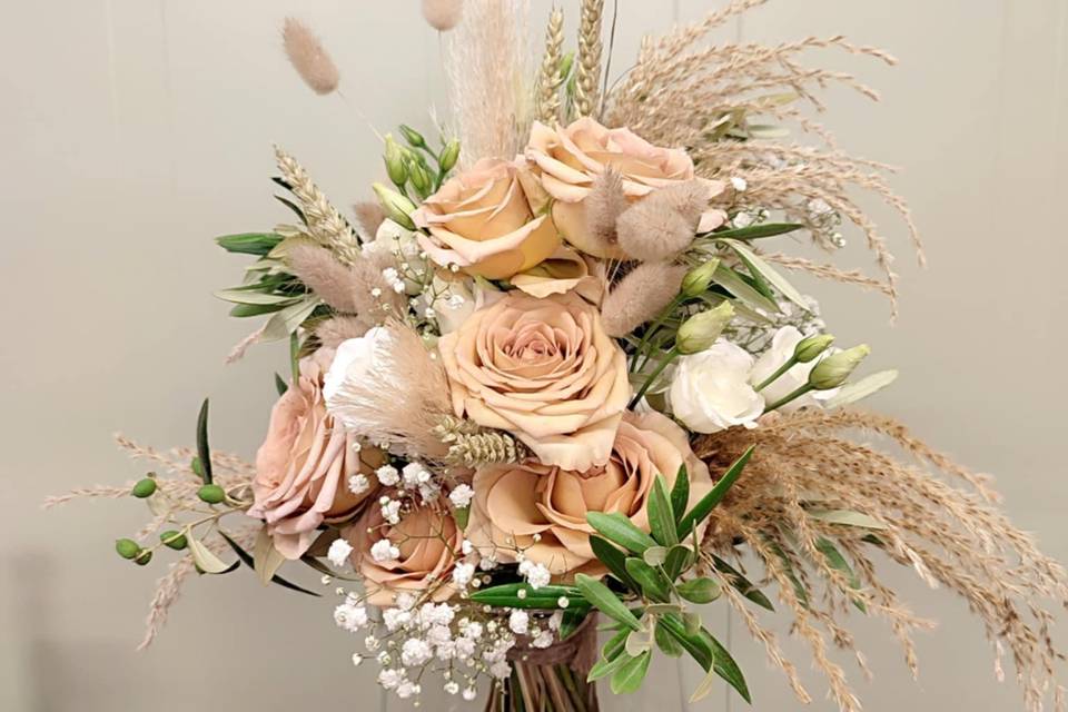 Bouquet mariée capuccino