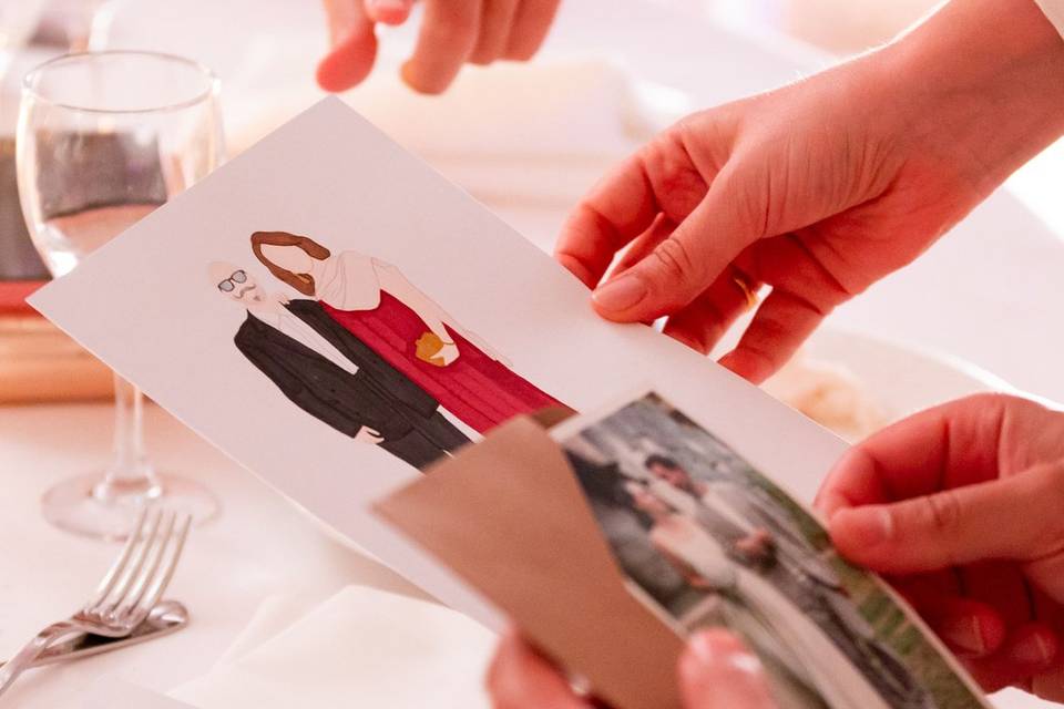 Illustration mariage M&T