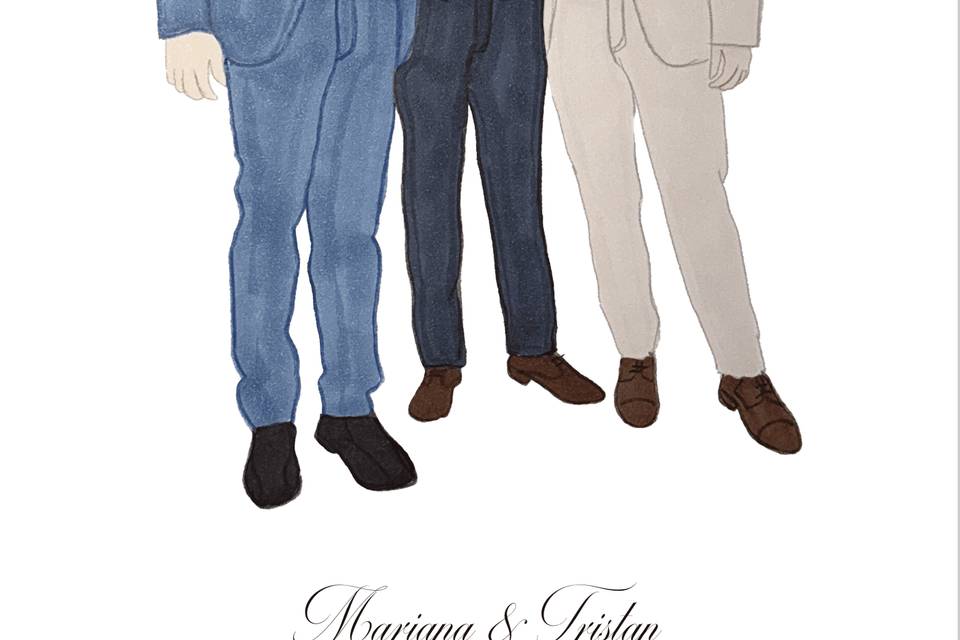 Illustration de mariage
