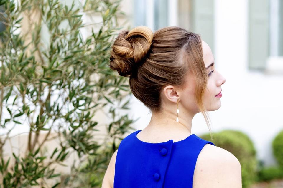 Chignon haut