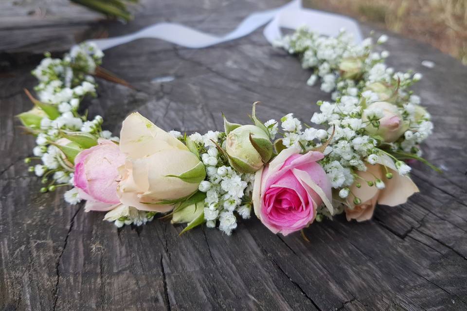 Bracelet/Couronne florale