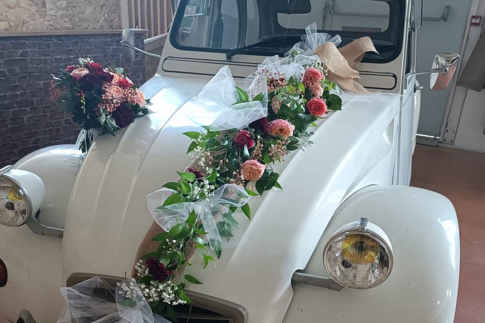 Déco Voiture + Bouquet