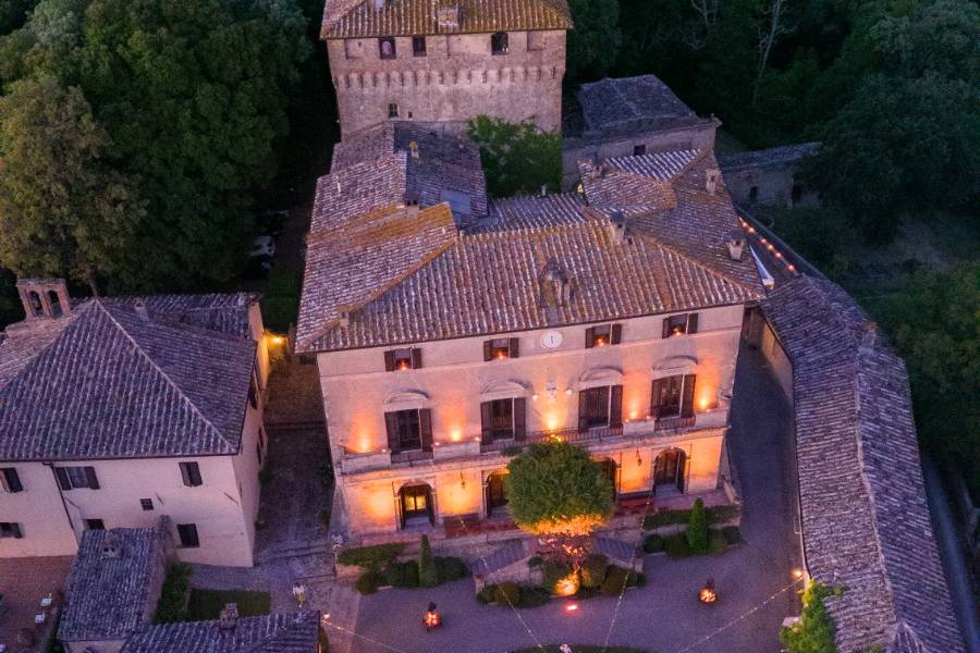 Vue dîner aux chandelles
