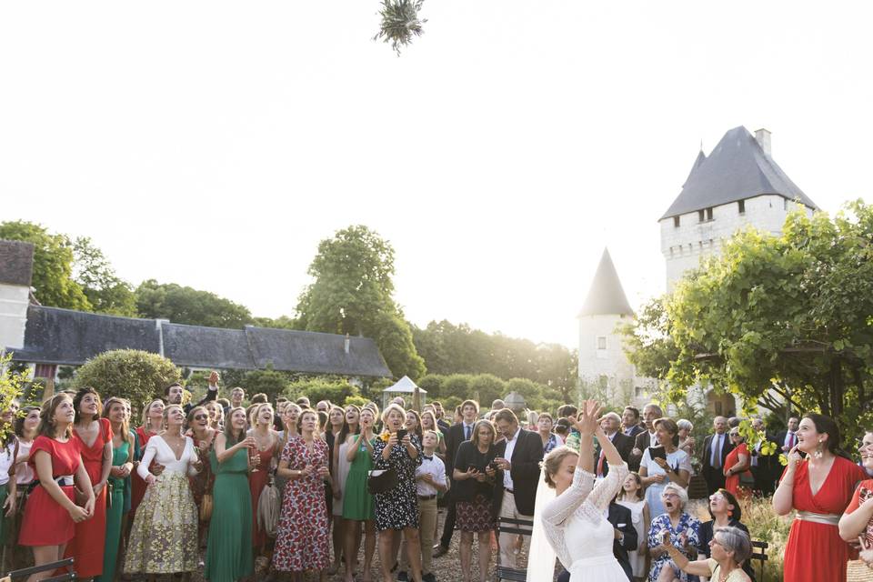 Lancé de bouquet